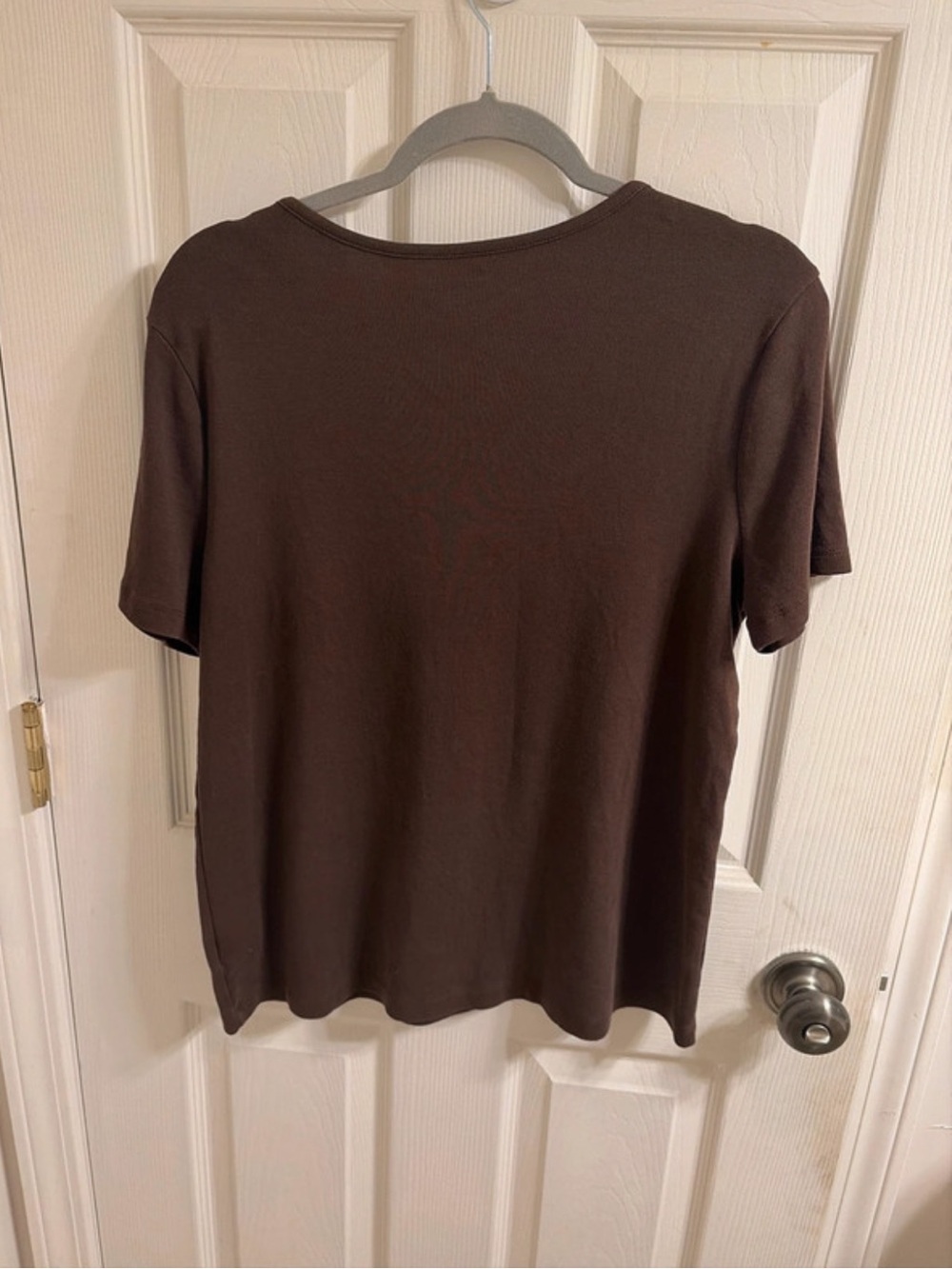 White Stag Short Sleeve Tee in Chocolate Brown Sz XL - Picture 2 of 3